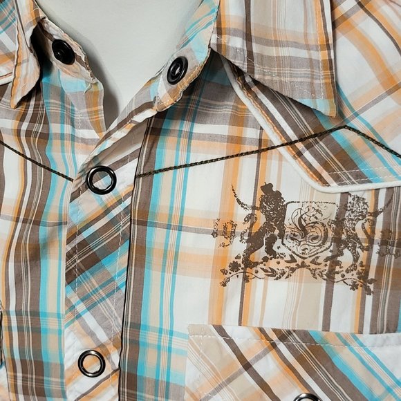 Men's Short Sleeved Collared Shirt - Picture 3 of 7
